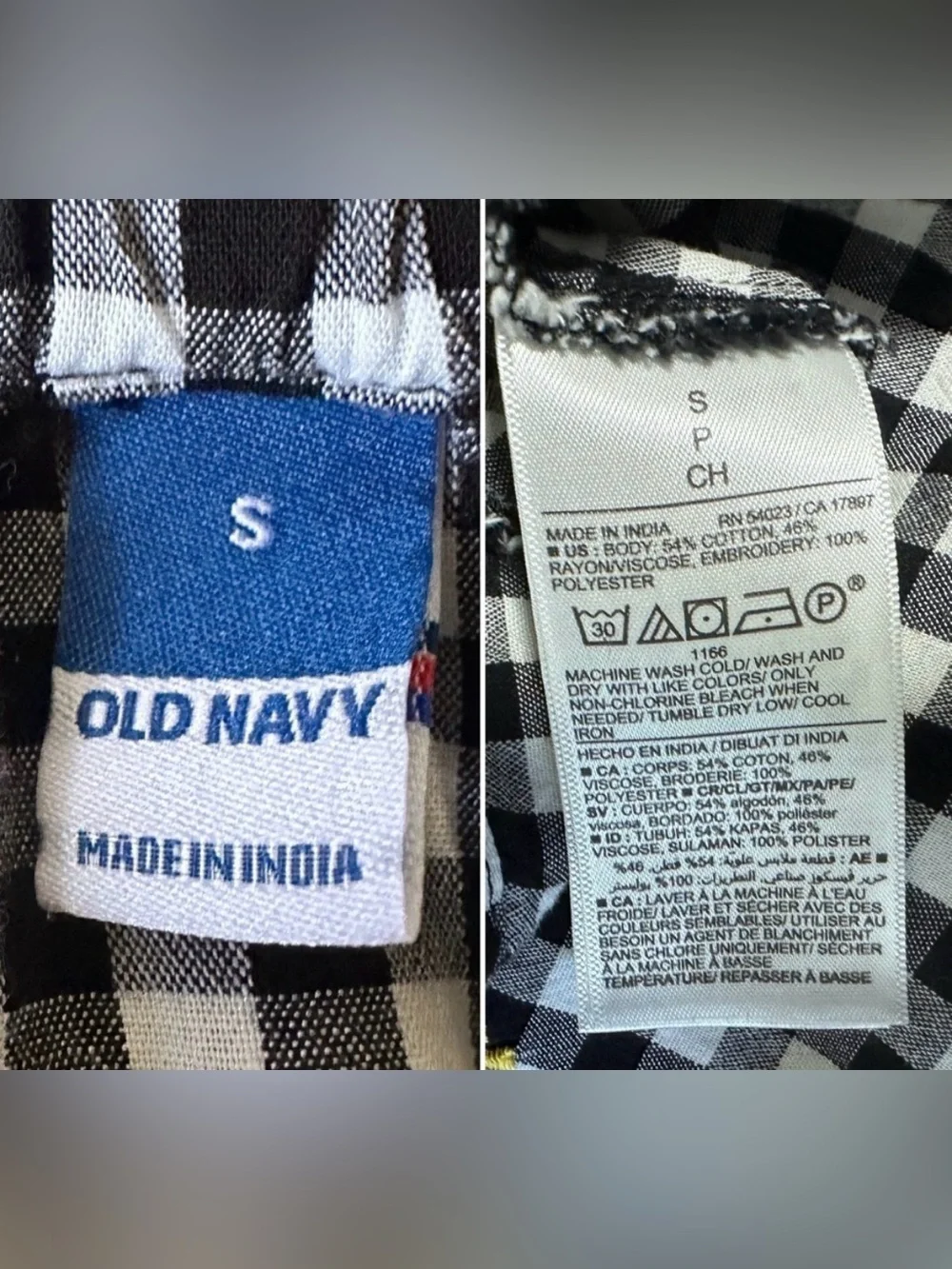 Old Navy black white